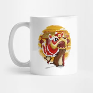 Otter Lion Dance Mug